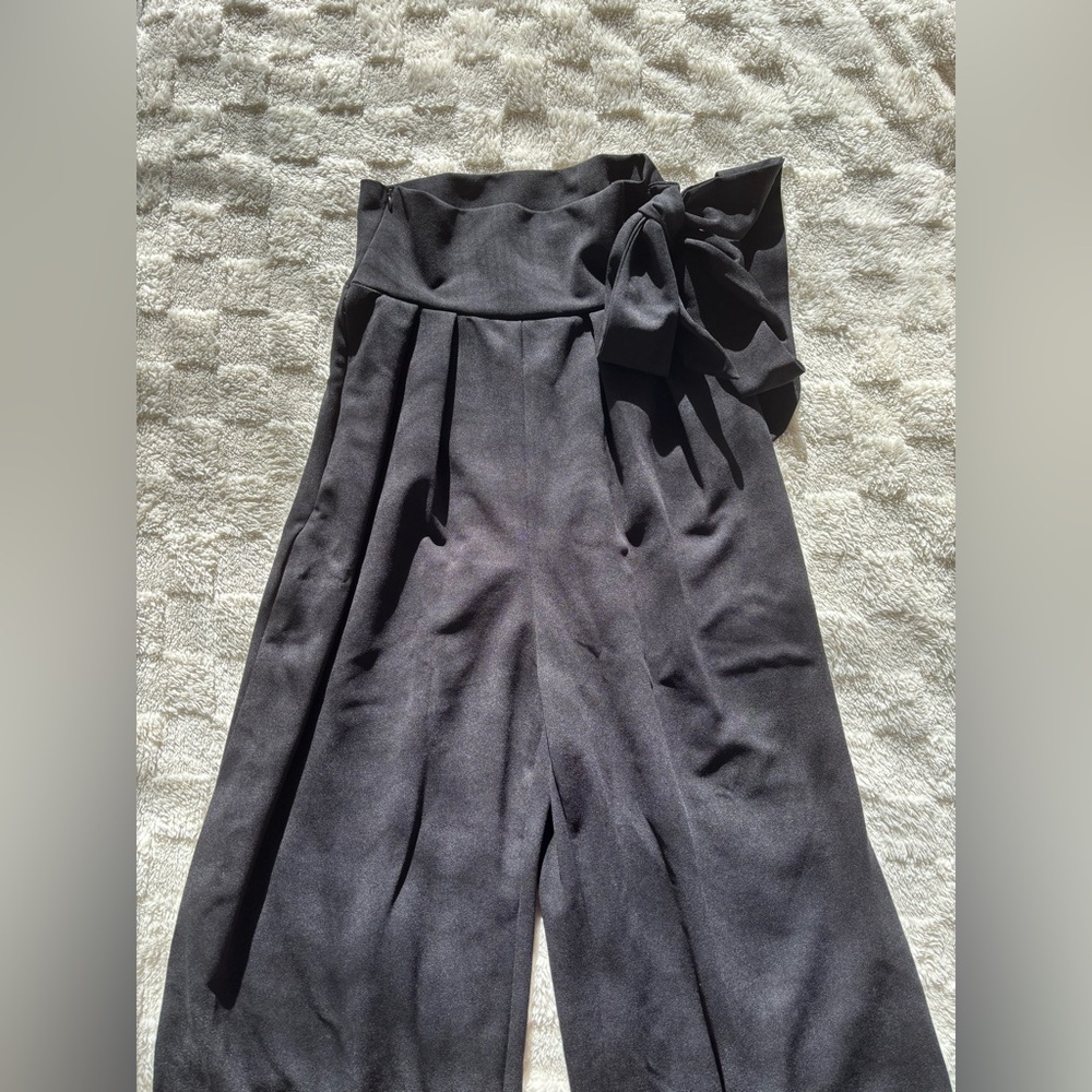 Elegant Black High-Waisted Pants